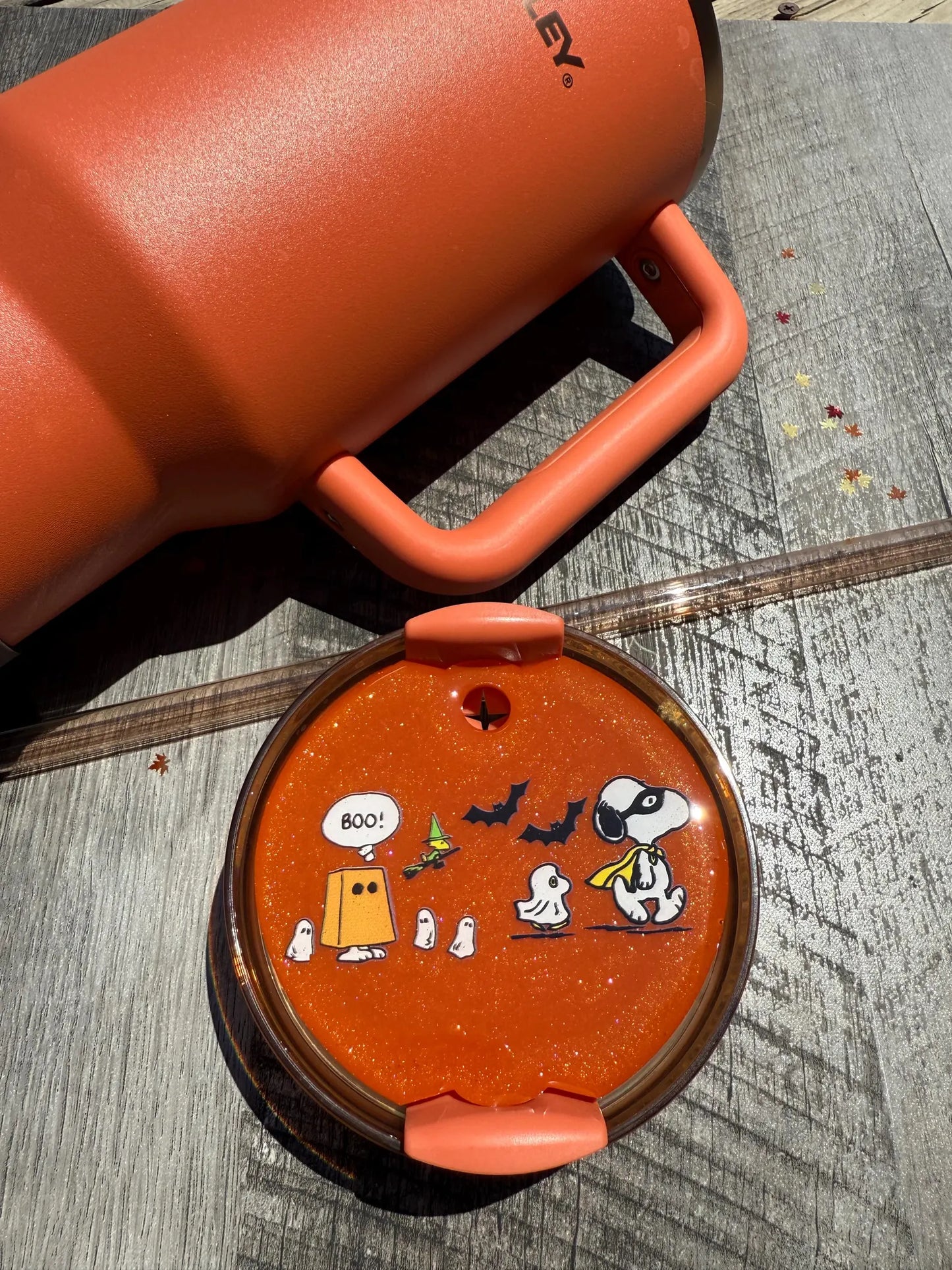 40oz Peanuts Halloween Tumbler Lid