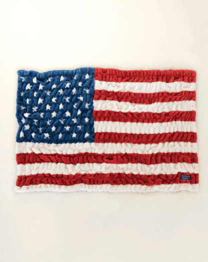 Patriotic Flag Blanket