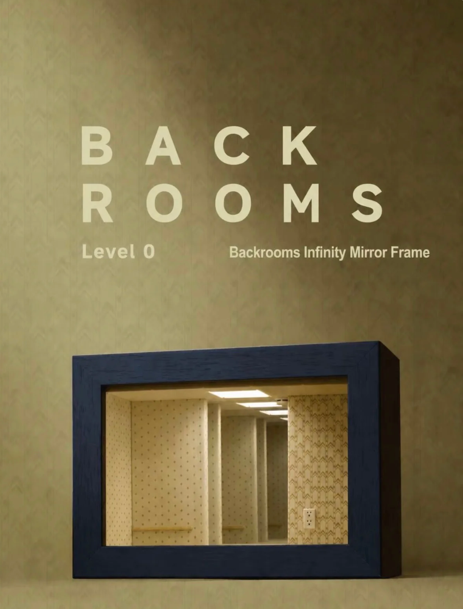 Backrooms Infinity Mirror Diorama