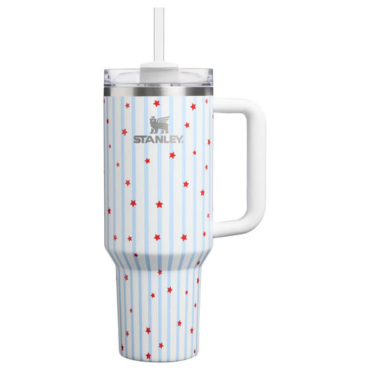 4th of July Stripped 40oz Tumbler