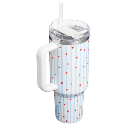 4th of July Stripped 40oz Tumbler