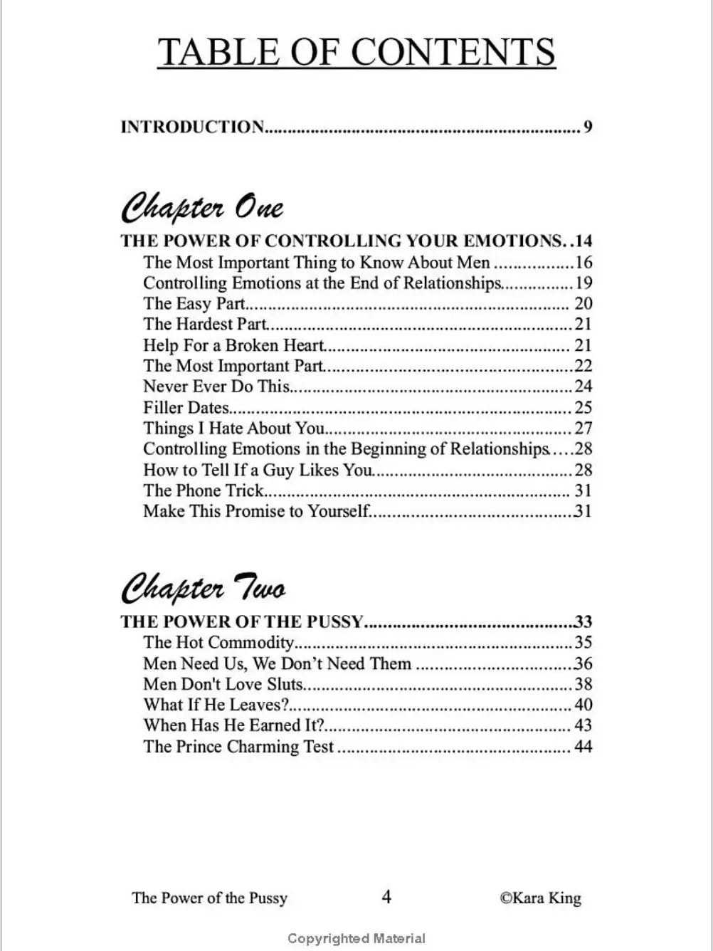The Power of the P*ssy: Relationship Advice Book for Women