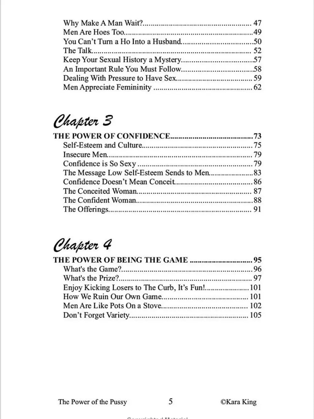 The Power of the P*ssy: Relationship Advice Book for Women