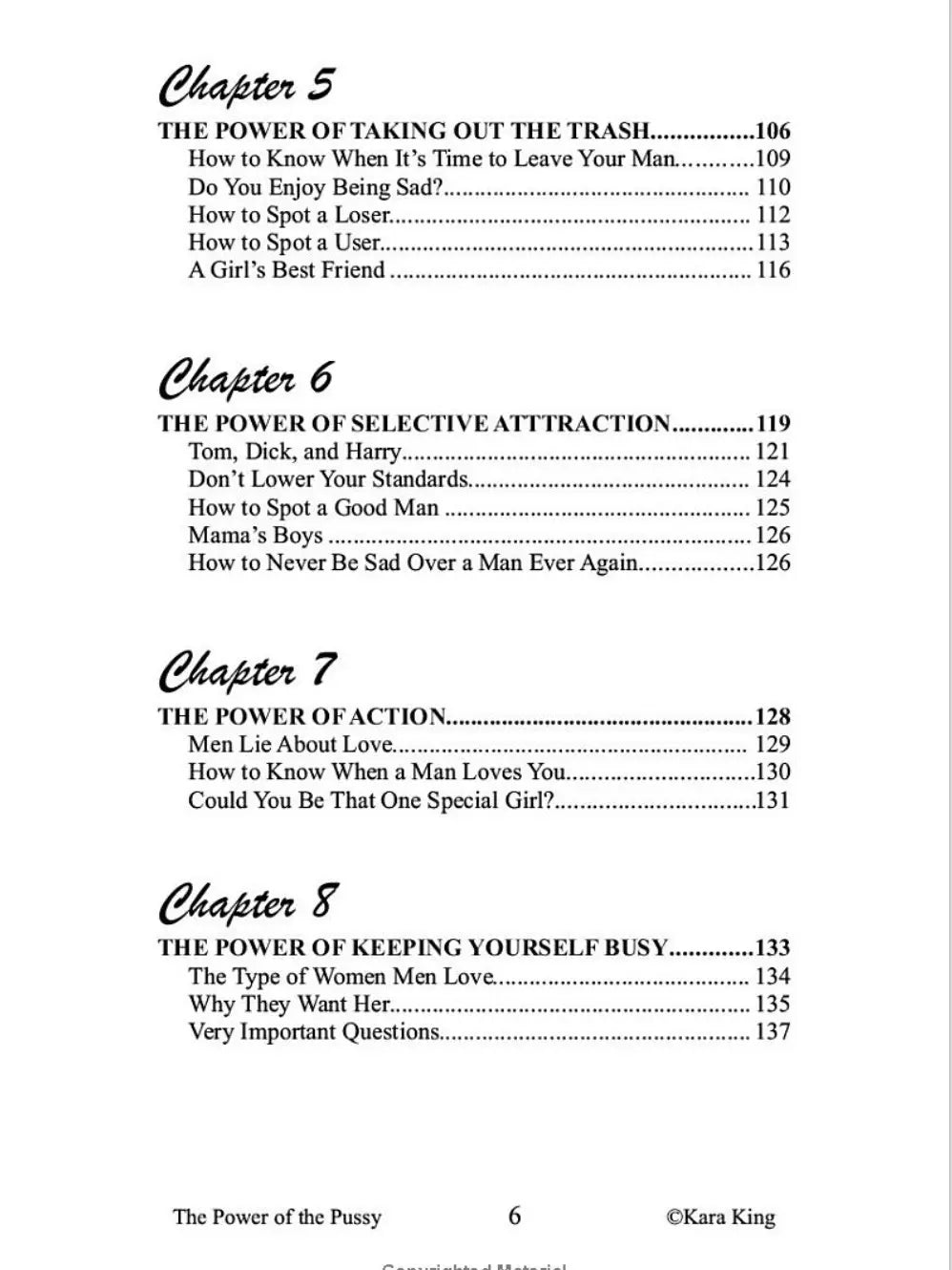 The Power of the P*ssy: Relationship Advice Book for Women