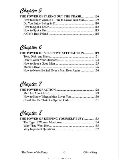 The Power of the P*ssy: Relationship Advice Book for Women