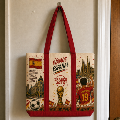 Spain World Cup Trader Joe's Tote