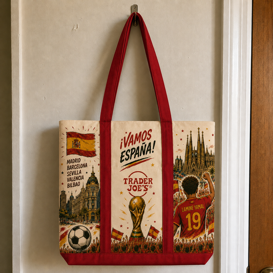 Spain World Cup Trader Joe's Tote