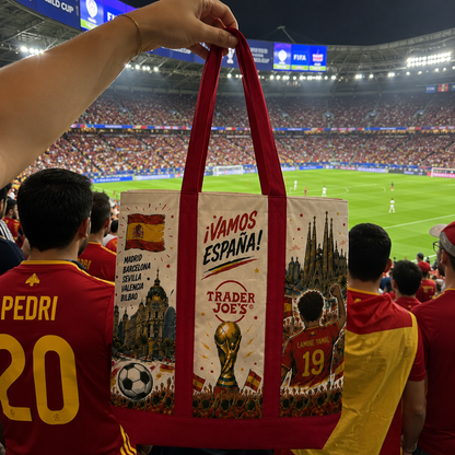 Spain World Cup Trader Joe's Tote
