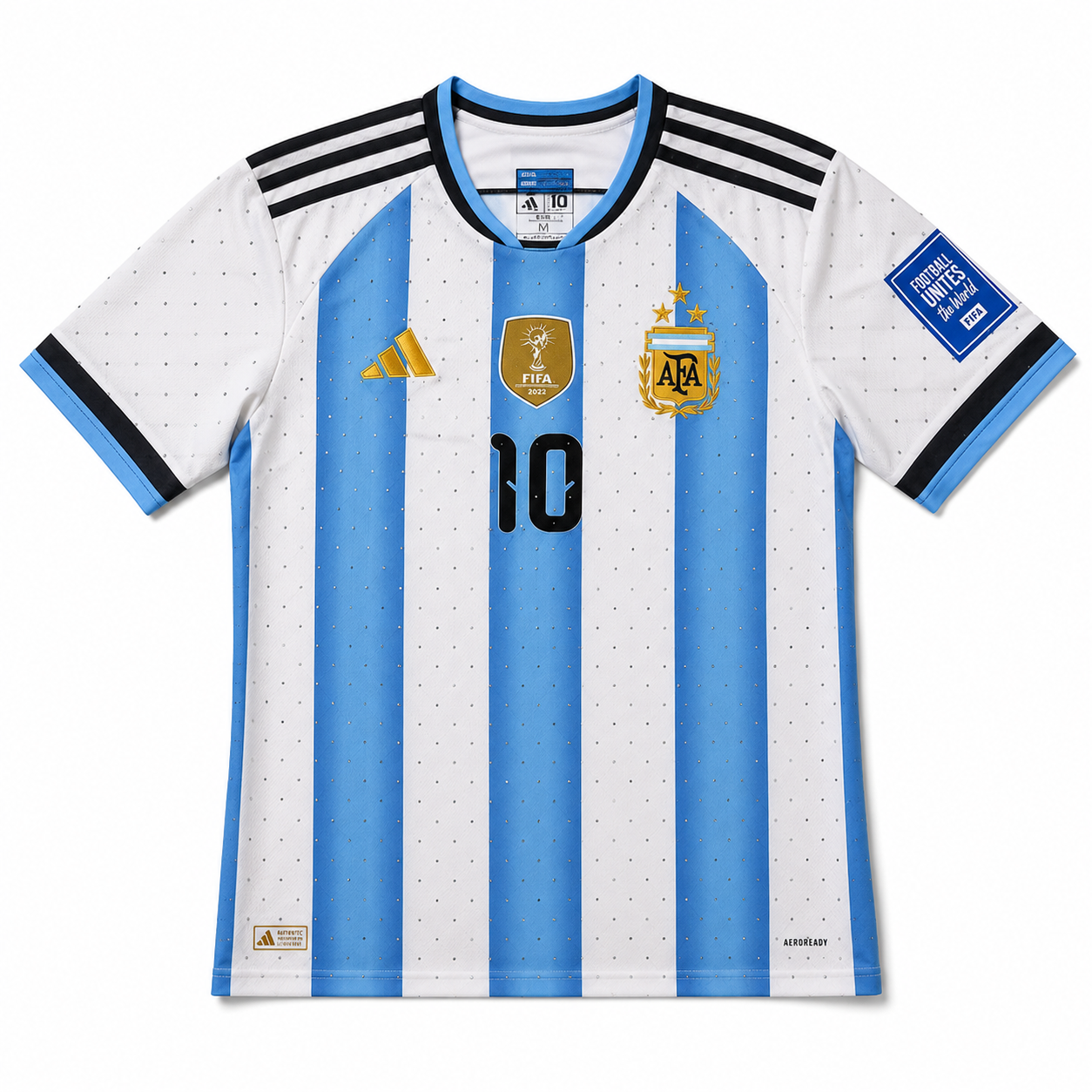 Rhinestone Messi World Cup Jersey
